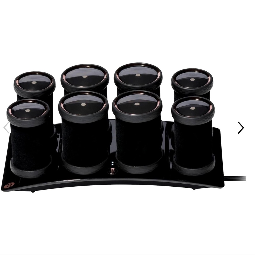 T3 Black Hair Rollers Set